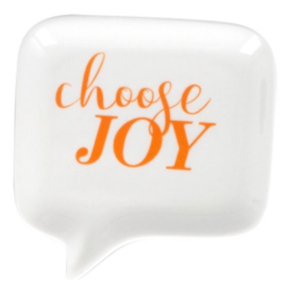 Inspirational Ceramic Trinket Trays Choose Joy